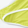 thumbnail image 5 of TANBOM Men's Hollow-Out Triangle Briefs Nylon Underwear Yellow L 1-Pack, 5 of 6