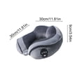 thumbnail image 3 of Gumesh U Shaped Travel Neck Pillow, Soft Plush Pillow for Sleeping, Skin Friendly, Breathable with Anti Releasing Buckle, Great for Office Nap, 3 of 6
