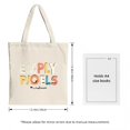 thumbnail image 3 of Colorful " EMPTY PIORELS " Tote Bag with artistic texture perfect for shopping travel and parties Stylish and multifunctional, 3 of 4