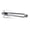 Chrome, variant on 10 Inch Straight Ceiling Mount Shower Arm with Flange, Square Shower Arm for Rain Showerhead, Black Finish