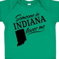 thumbnail image 4 of Inktastic Someone in Indiana Loves Me Boys or Girls Baby Bodysuit, 4 of 5