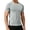 Gray, variant on Men Ice Silk Wear Running Fitness Short Sleeve T-Shirts