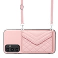 thumbnail image 4 of for Samsung Galaxy A25 5G Slim Case with Card Holders and Strap for Women, Samsung Galaxy A25 5G Phone Case Wallet PU Leather Kickstand RFID Blocking Flip Shockproof Wallet Case - Pink, 4 of 11