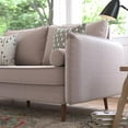 thumbnail image 5 of Flash Furniture Evie Living Room Sofa, Taupe Fabric, 5 of 12
