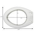 NOVA Toilet Seat Riser, Raised Toilet Seat (For Under Seat), For