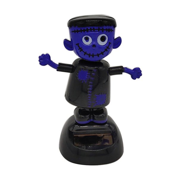 Bobbleheads Adornos Esqueleto Calabaza Bruja Fantasma Escritorio Hogar Con Energía Solar