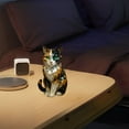 thumbnail image 4 of ACDANC Cat Sculptures Handmade Animal Figurines Collectible Art Painted Glass Animal Statue Cat Figurines for Home Office Bar Decor, 4 of 7