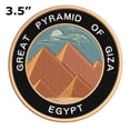 Great Pyramid of Giza, Egypt 3.5 Inch Iron Or Sew On Embroidered Fabric ...