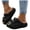 Black, variant on Cute Cat Clogs for Women Lightweight Hollow Out Platform Sandals Close Toe Non Slip Mules Two Way Wear Casual Slides Black Size 7