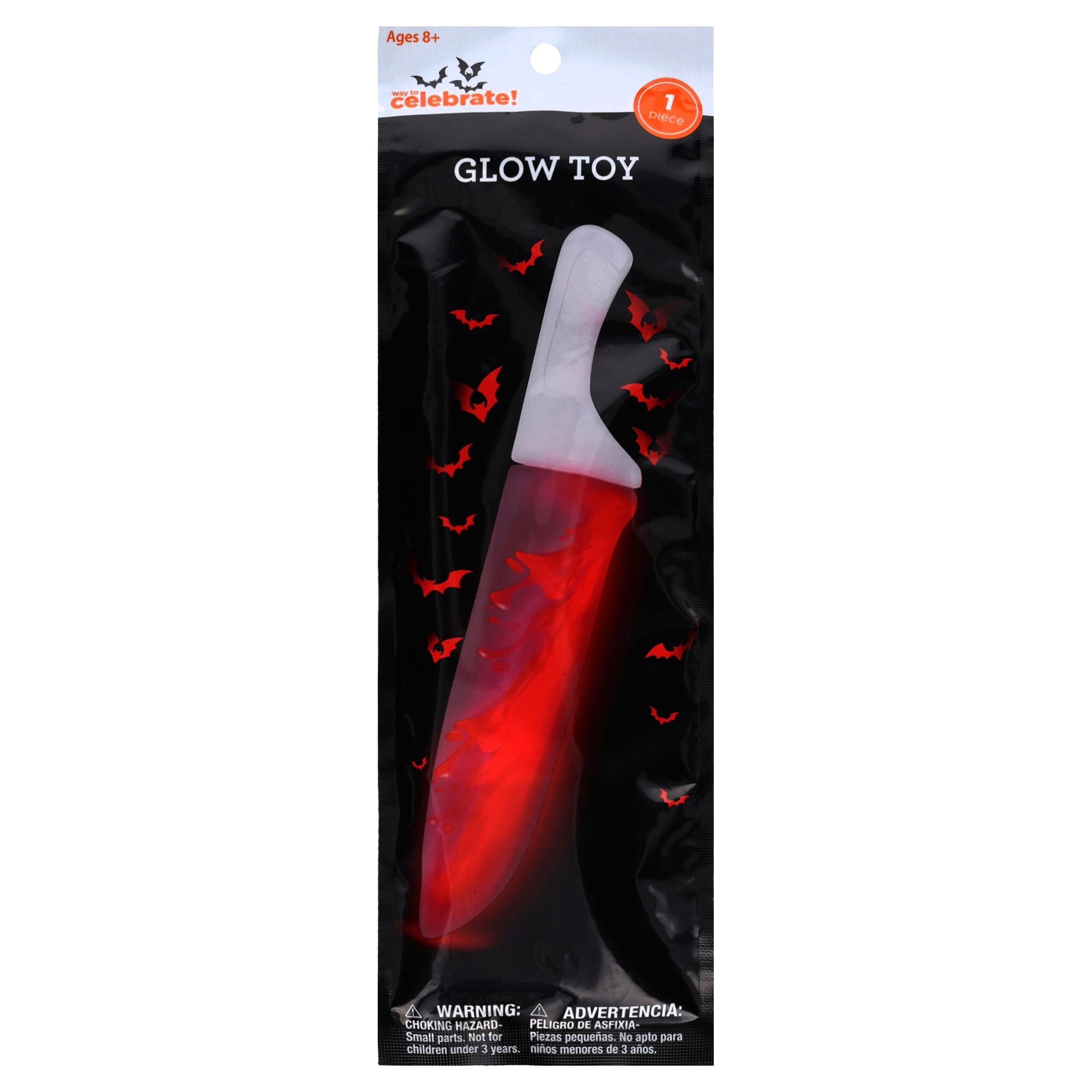 Glow Toy Knife, Red, Halloween by Way To Celebrate