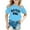 z-260618-1-Blue, variant on SNKSDGM Girls Shirts for Girls Size 10-12 Clothes for Girls 10-12 Trendy Kid Girls Cute Graphic Round Neck Short Sleeve Tee Summer Casual T Shirt 8-9 Years