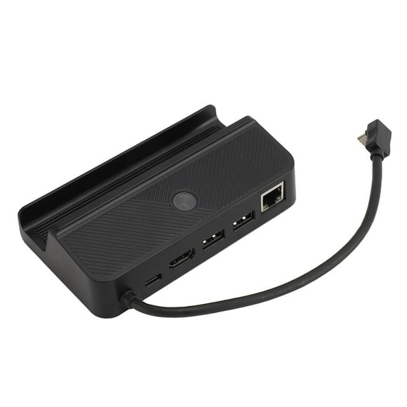 USB C Docking Station, 4K 60Hz High Speed Gigabit Ethernet Port Docking Station 6 in 1 100W PD Charging for Game Console