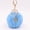 Blue, variant on Plush Snowflake Keychain Winter Holiday Decoration Bag Pendant Christmas Gift Alloy Keyring Fluffy Snow Ball Charm