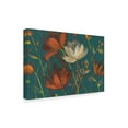 thumbnail image 2 of Trademark Fine Art 'Moonlight Garden I Spice on Teal' Canvas Art by Albena Hristova, 2 of 3