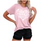 thumbnail image 2 of Vestidos Cortos de Verano Imprimir Cuello Redondo Top de Manga Corta Casual, Vestidos Cortos con Mangas, 2 of 4