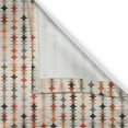 thumbnail image 5 of Ambesonne Geometric Grommet Curtain, Vintage Oval Pattern, 50" x 96", Orange Peach Red, 5 of 6