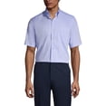 thumbnail image 2 of Lands' End School Uniform Men's Short Sleeve No Iron Pinpoint Dress Shirt, 2 of 3