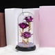 thumbnail image 3 of Rosa iluminada, rosa encantada con lámpara LED, flores artificiales, rosa falsa, regalo Púrpura, 3 of 8