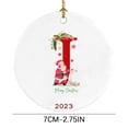 thumbnail image 3 of Decoraciones de Halloween, adornos de Halloween, colgante de decoración para árbol de Navidad, decoración navideña personalizada de 26 letras, decoración para árbol de Navidad, regalo de Navidad, ador, 3 of 3