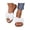 White_042, variant on Domuza Women's Bow Knot Slides Open Toe Flat Sandals 2026 Summer Slip On Slippers Beige 7(EU-38)
