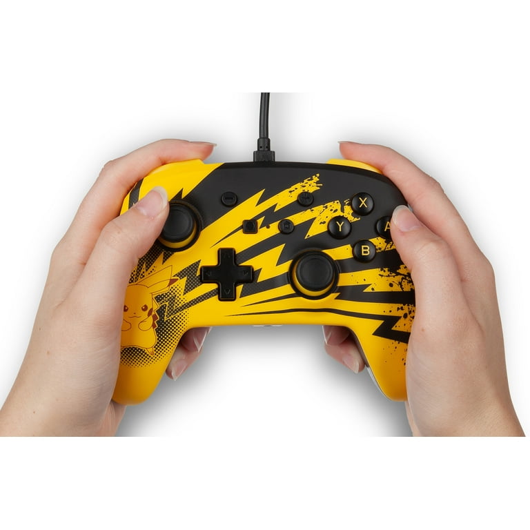  PowerA Pokemon Enhanced Wired Controller for Nintendo Switch -  Pikachu Lightning - Nintendo Switch : Video Games