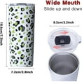 thumbnail image 3 of Green Leopard Print 20 oz Tumbler Birthday Gifts for Women For School Insulated Birthday Gifts For Women,Gift Ideas for Leopard Lovers Best Friends Sister Mom, 3 of 6