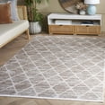 thumbnail image 2 of SAFAVIEH Mila Harding Diamond Polyester Area Rug, Beige/Ivory, 9' x 12', 2 of 8