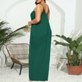 thumbnail image 5 of Women Plus Size Dress,Womens Fashion Summer Dress,Spaghetti Strap Casual Tank Beach Cover Up Maxi Dress With Pockets Dress,Maxi Dress,Sun Dresses On Clearance,Maxi Dresses for Women 2024, 5 of 7