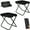 2pcs, variant on Folding Camping Stools, Portable Outdoor Camping Chair with Carry Bag, Aluminum Ultralight Backpacking Stool, Collapsible Camp Stools Outdoor Footstools for Walking Hiking Fishing Picnic Barbecue
