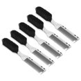 thumbnail image 4 of 5Pcs Beard Comb Silver Color ABS Nylon Anti Static Smoothing Comfortable Hair Styling Comb Set for Home Salon Beauty, 4 of 15