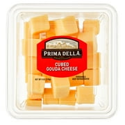 Prima Della Cubed Gouda Cheese Cup, 6 oz (Fresh, Plastic Cup)