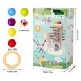 thumbnail image 4 of Juego Montessori Juego De Mesa De Madera 40 Palitos De Madera De Colores Juego De Dados Juguetes Educativos Matemáticos Para Niños De 3 A 6 Años Juguetes Para Desarrollar La Motricidad Fina Y El C, 4 of 8
