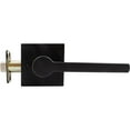 thumbnail image 2 of Vienna Door Lever with Square Rosette, Passage (Hall/Closet) Latch, Matte Black by Stone Harbor Hardware, 2 of 4