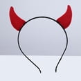 thumbnail image 3 of Venda de Halloween Diablo Cuerno Cabeza Pieza Banda de Pelo Accesorio Fiesta Favorece Suministros, 3 of 5