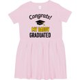 thumbnail image 3 of Inktastic Congrats My Daddy Graduated with Cap Girls Toddler Dress, 3 of 5