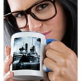 thumbnail image 2 of Marine Scene Mug 11oz Two-Tone Blue, 2 of 7