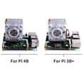 thumbnail image 4 of 52Pi Raspberry Pi Cooling Fan, Raspberry Pi ICE Tower Cooler, RGB Cooling Fan with Raspberry Pi Heatsink for Raspberry Pi 4 Model B & Raspberry Pi 3B+ & Raspberry Pi 3 Model B, 4 of 8