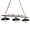 Model F, variant on iMeshbean 39" Pool Table Lighting Fixtures Ceiling Lamp for Game Room Beer Party 7' - 8 ' Table ,Black Metal Ball Design Billiard Pendant Lamp with 3 Metal Shades