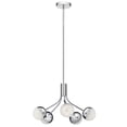 thumbnail image 2 of &eacute;lan Destra 6-Light Pendant - Chrome - 84004, 2 of 3