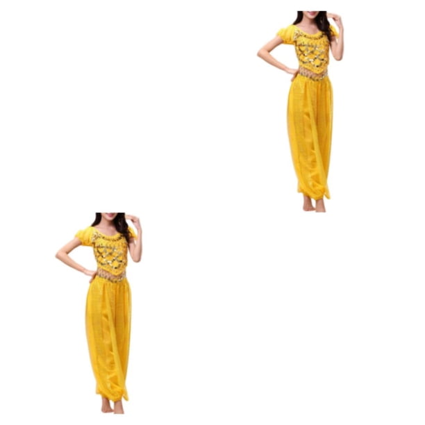 Minnieouse Pantalones de danza del vientre indio, conjunto de disfraz con cordones en la espalda, traje Sexy para adultos, ropa de moda para Type1 NO1