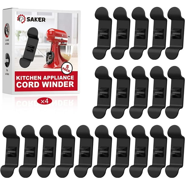 Saker Kitchen Appliance Cord Winder Upgraded Cord Organizer