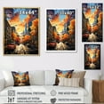 thumbnail image 4 of Designart "Pop Art Minneapolis II" Cityscapes Floater Framed Canvas Print, 4 of 7