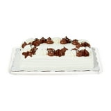 Freshness Guaranteed Half Chocolate and Half Vanilla 1/4 Sheet Cake, 59 ...