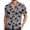 Grey, variant on Mens Polos Beach Trendy Comfortable Loose Sports Collar Button Open Short Sleeve Mens Graphic T-Shirts