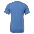 thumbnail image 2 of Canvas Mens Triblend Crew Neck Plain Short Sleeve T-Shirt, 2 of 4