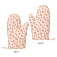 thumbnail image 2 of ZNDUO Kitchen Oven Gloves, Durable Heat Resistant Oven Gloves with Quilted Liner Non-Slip Textured Grip Perfect for BBQ, Baking, Cooking and Grilling, Modern Animal Spots Yellow, 2 of 8