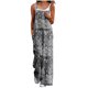 thumbnail image 1 of Trajes de Mujer Casual Suelto Impreso sin Mangas Correa Trasera, Cuello en V con Bolsillos para el Verano Y el Uso Diario, 1 of 6