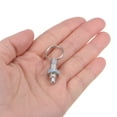 thumbnail image 5 of 2Pcs Spring Plunger with Pull Ring M6*1 0.47" Thread Length Pin Dia.4mm Round Carbon Steel Non-Locking, 5 of 5