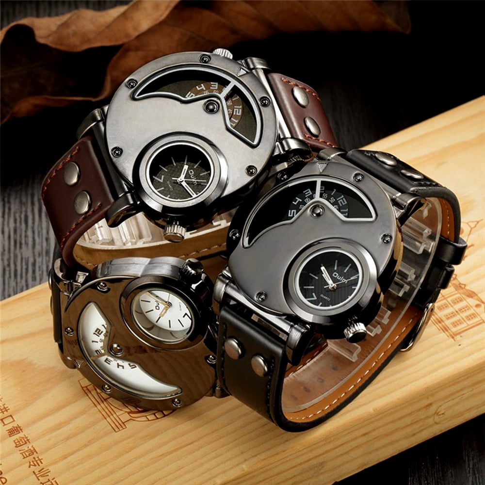 Montre Bracelet Oulm Montre Oulm 9315 Fantaisie Hommes Quartz