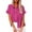 Hot Pink, variant on asdoklhq 2026 Summer Fall Plus Womens Tops,Ladies Tops,Womens Shirts under $5,Women's Tops Fashion Solid Button Shirt Female V-Neck Loose T-Shirt Blouse Tops